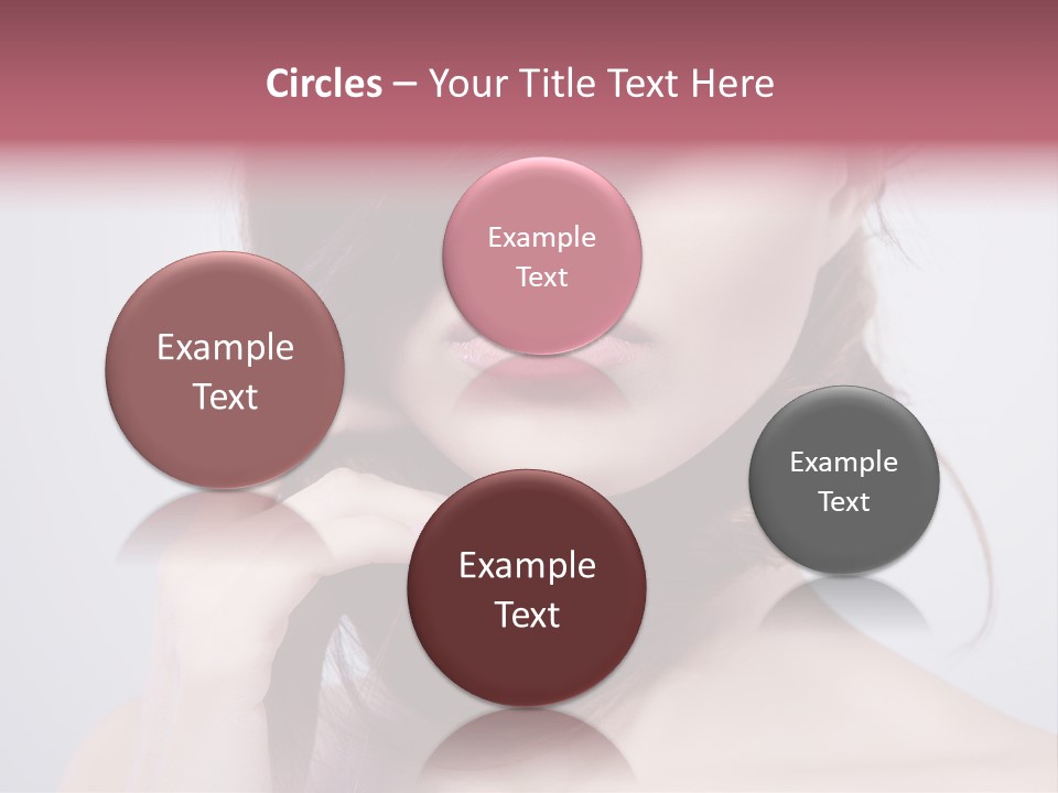 Girls Face Hd PowerPoint Template