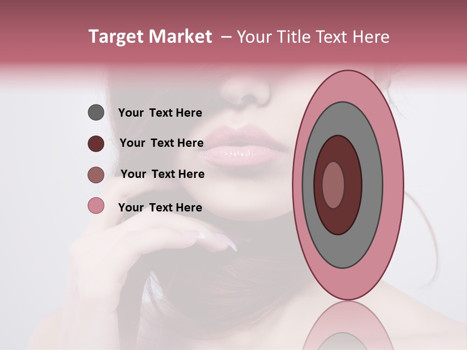 Girls Face Hd PowerPoint Template