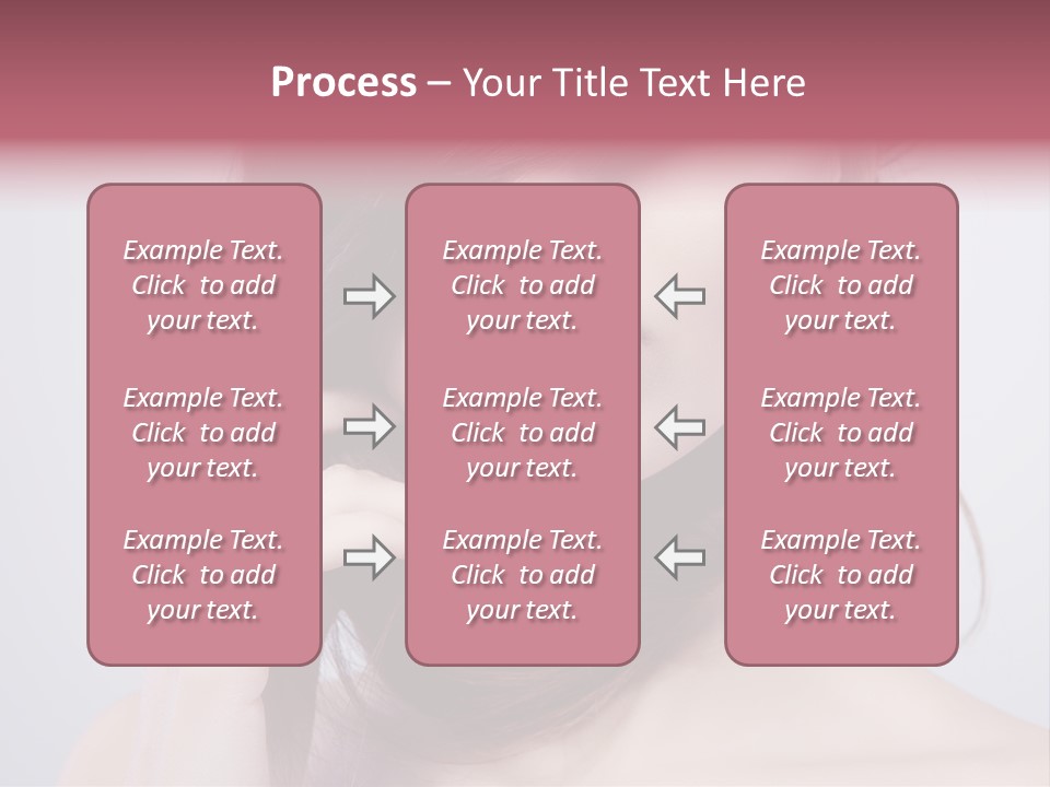 Girls Face Hd PowerPoint Template