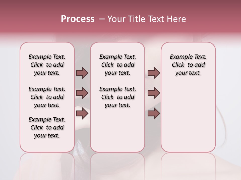 Girls Face Hd PowerPoint Template