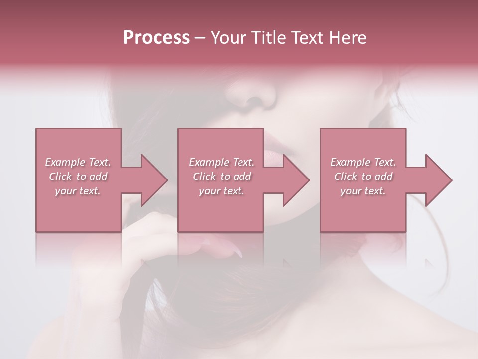 Girls Face Hd PowerPoint Template