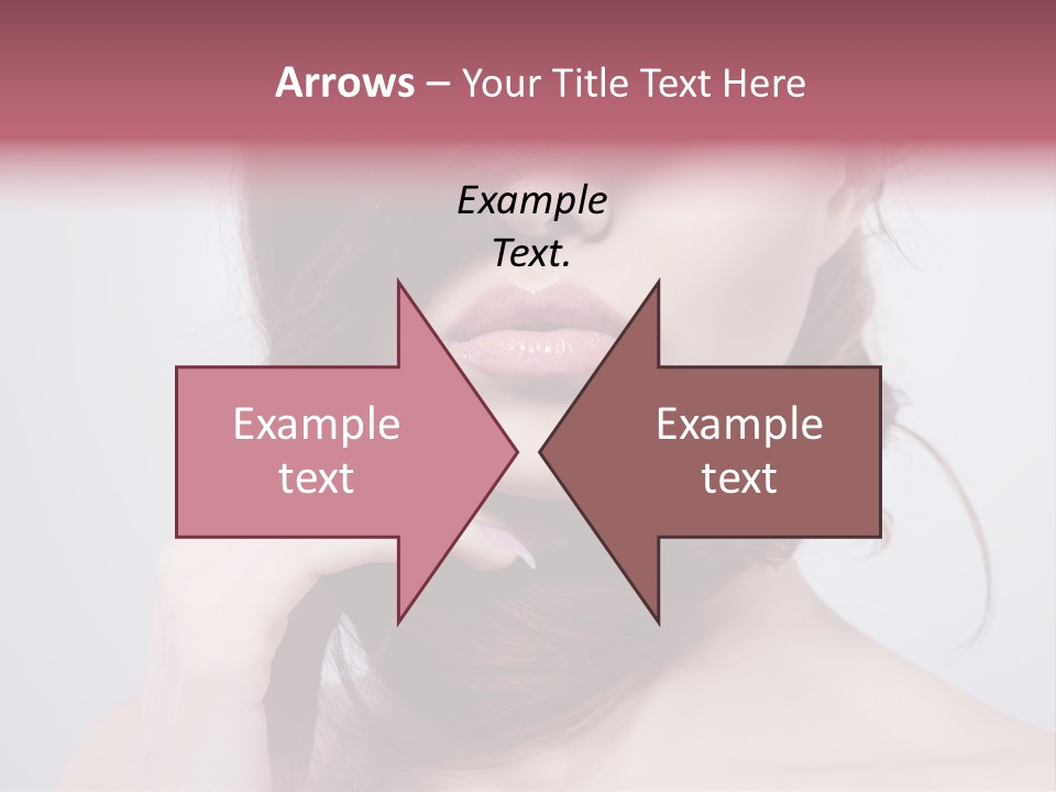 Girls Face Hd PowerPoint Template