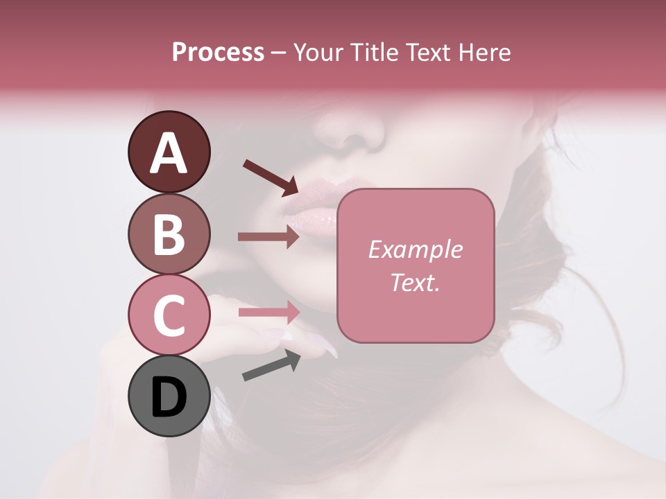 Girls Face Hd PowerPoint Template