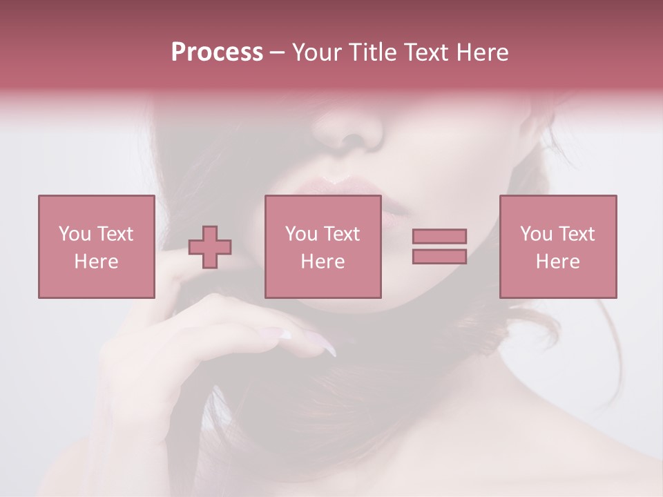 Girls Face Hd PowerPoint Template