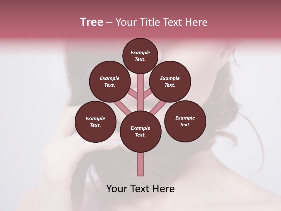 Girls Face Hd PowerPoint Template