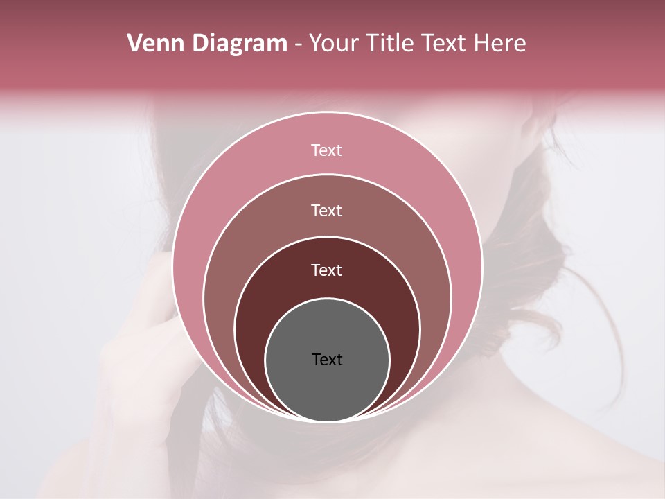 Girls Face Hd PowerPoint Template