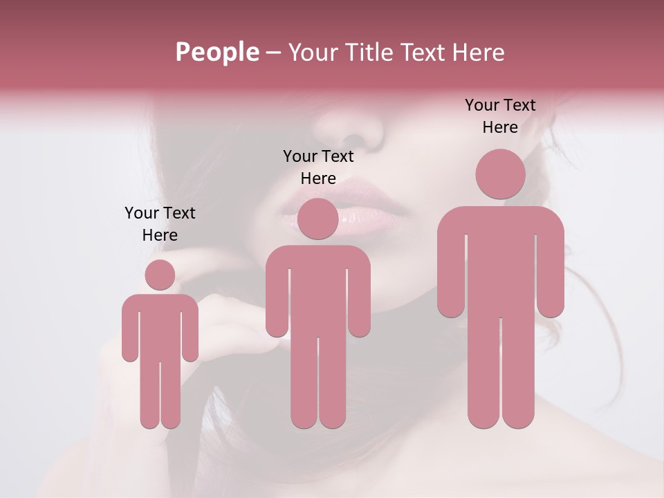 Girls Face Hd PowerPoint Template