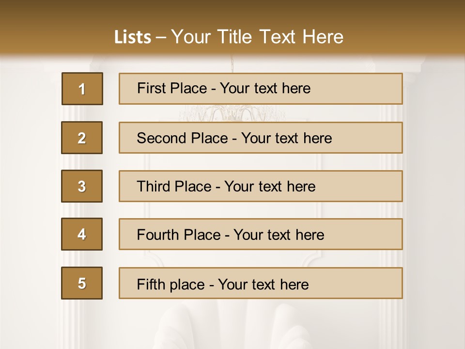 Classic Hall Interior PowerPoint Template