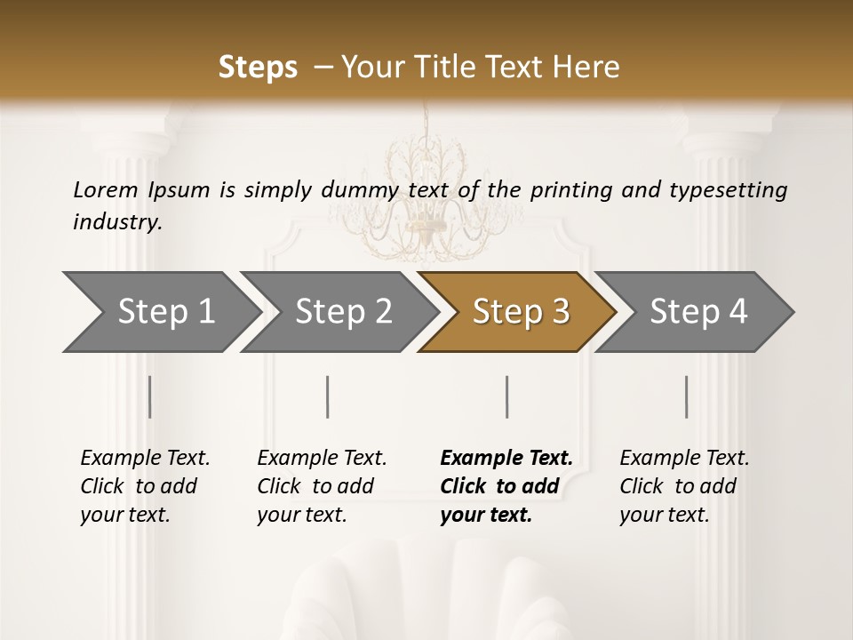 Classic Hall Interior PowerPoint Template