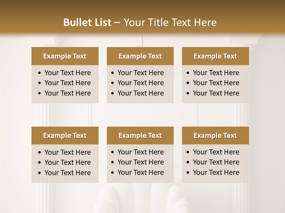 Classic Hall Interior PowerPoint Template