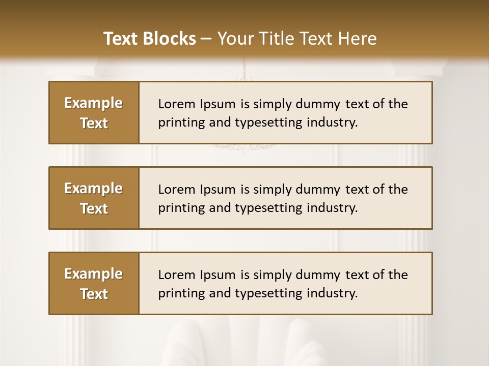 Classic Hall Interior PowerPoint Template