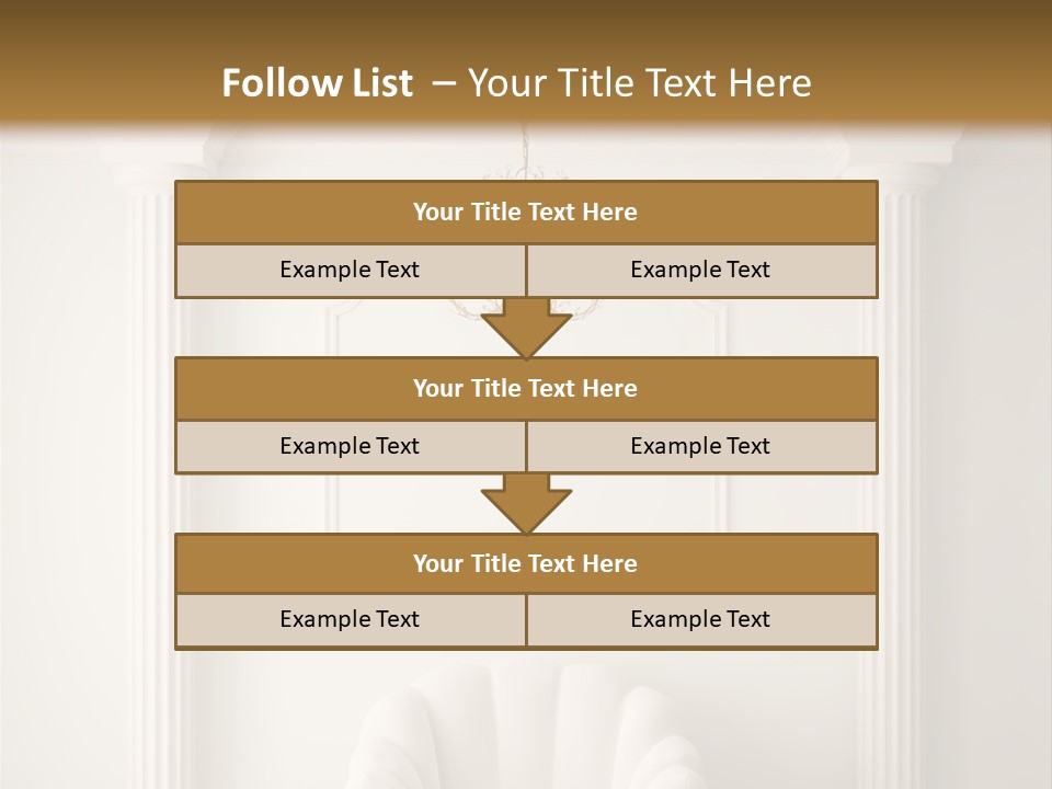 Classic Hall Interior PowerPoint Template