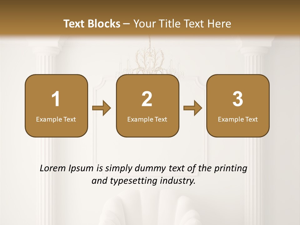 Classic Hall Interior PowerPoint Template