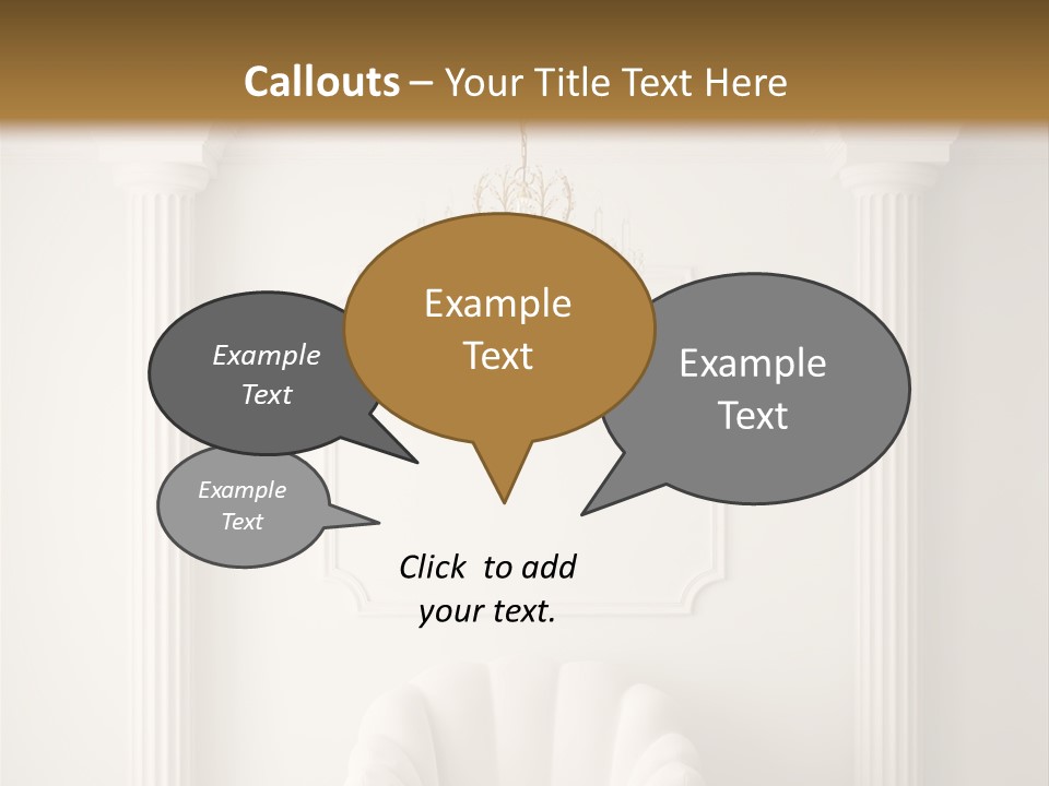 Classic Hall Interior PowerPoint Template