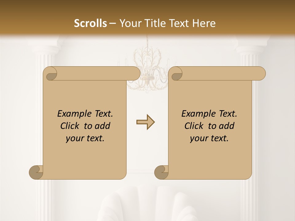 Classic Hall Interior PowerPoint Template