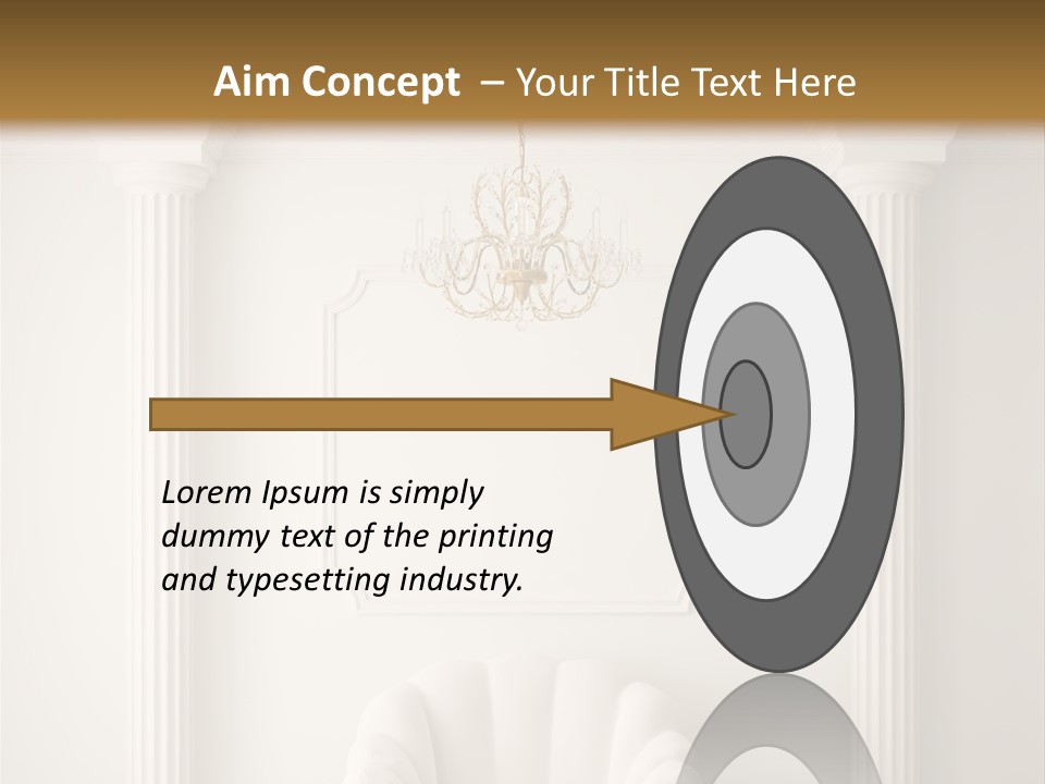 Classic Hall Interior PowerPoint Template