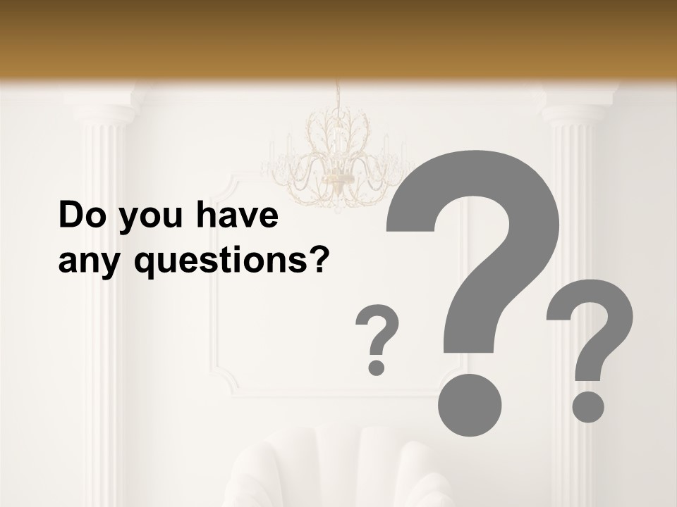 Classic Hall Interior PowerPoint Template