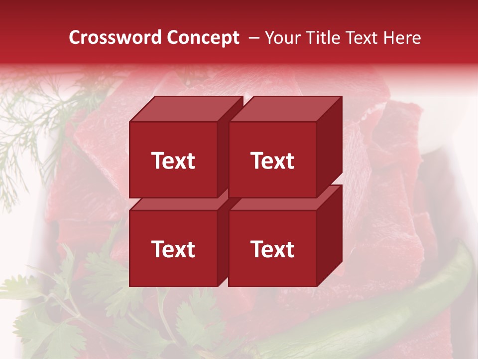 Cow Meat PowerPoint Template