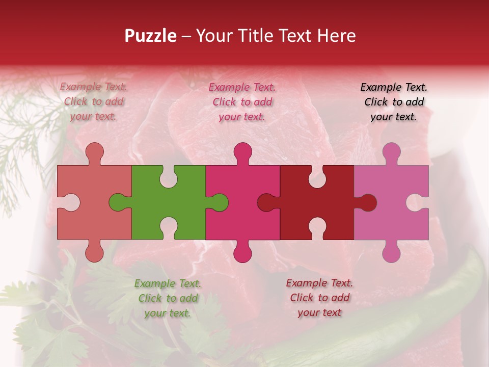 Cow Meat PowerPoint Template