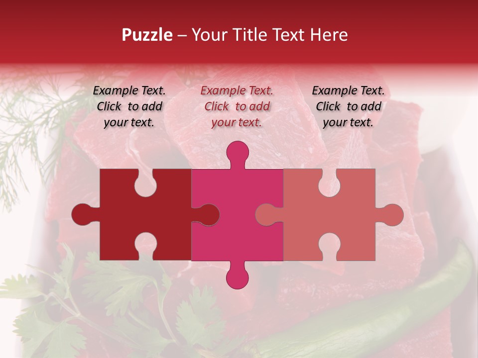 Cow Meat PowerPoint Template