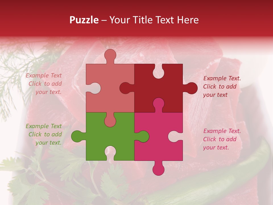 Cow Meat PowerPoint Template