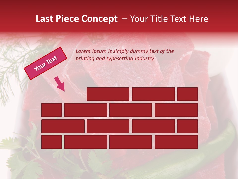 Cow Meat PowerPoint Template