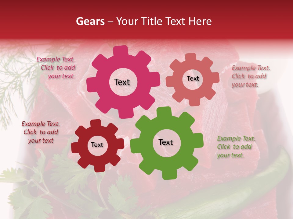 Cow Meat PowerPoint Template