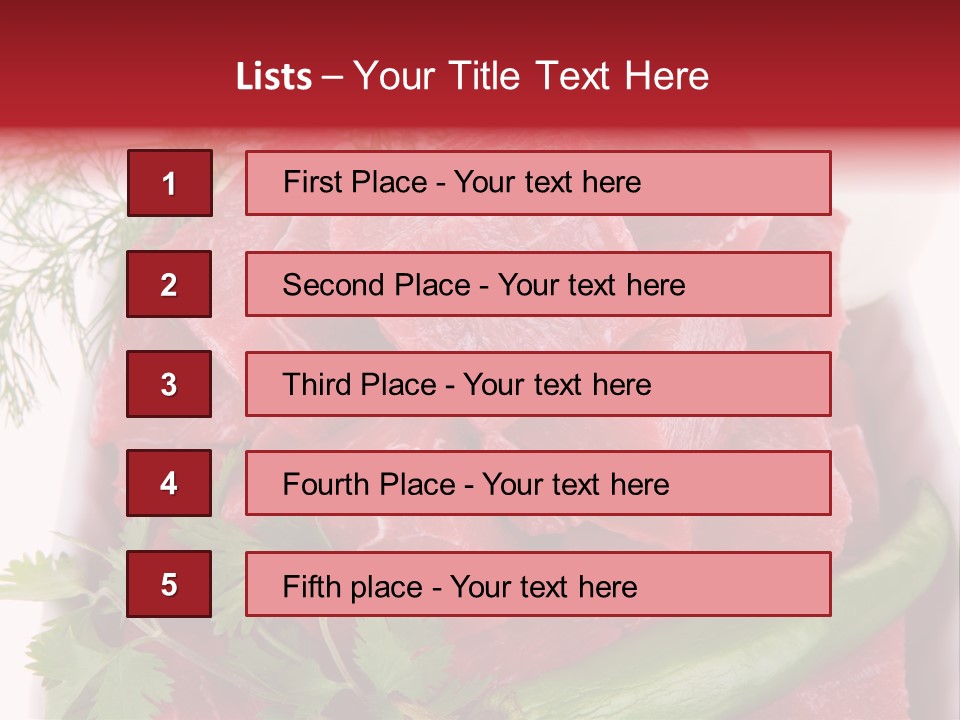 Cow Meat PowerPoint Template
