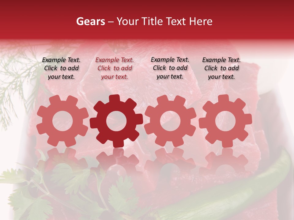 Cow Meat PowerPoint Template