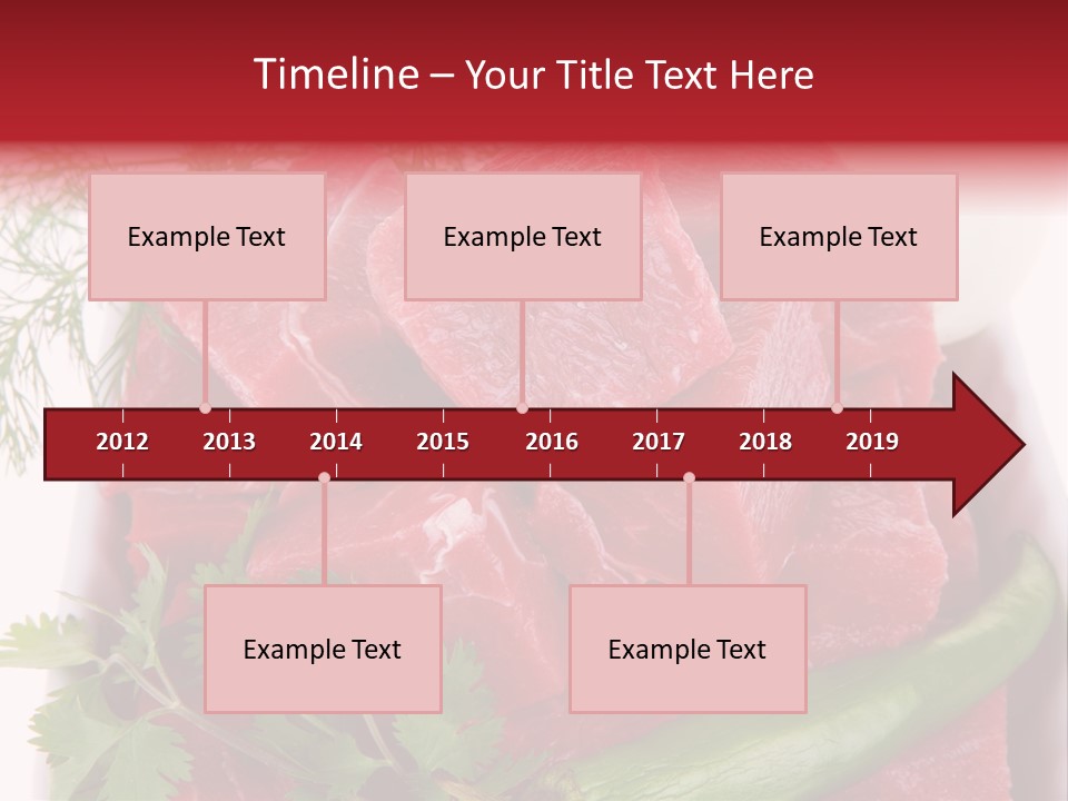 Cow Meat PowerPoint Template