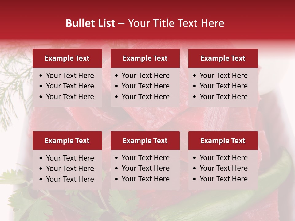 Cow Meat PowerPoint Template