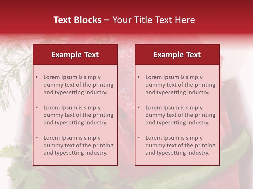 Cow Meat PowerPoint Template
