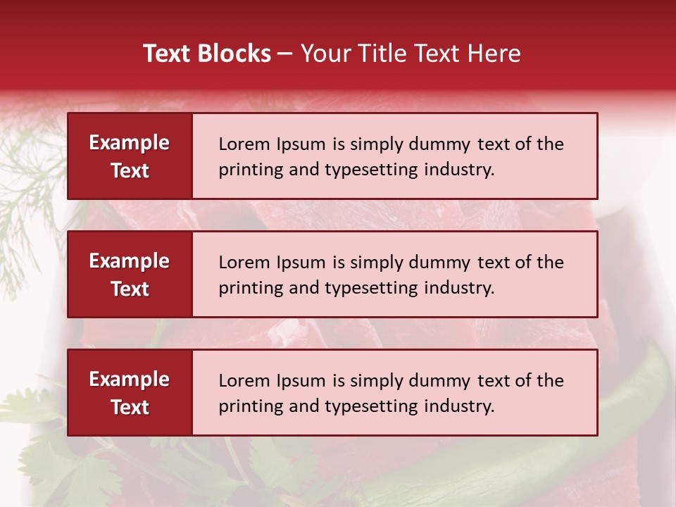 Cow Meat PowerPoint Template