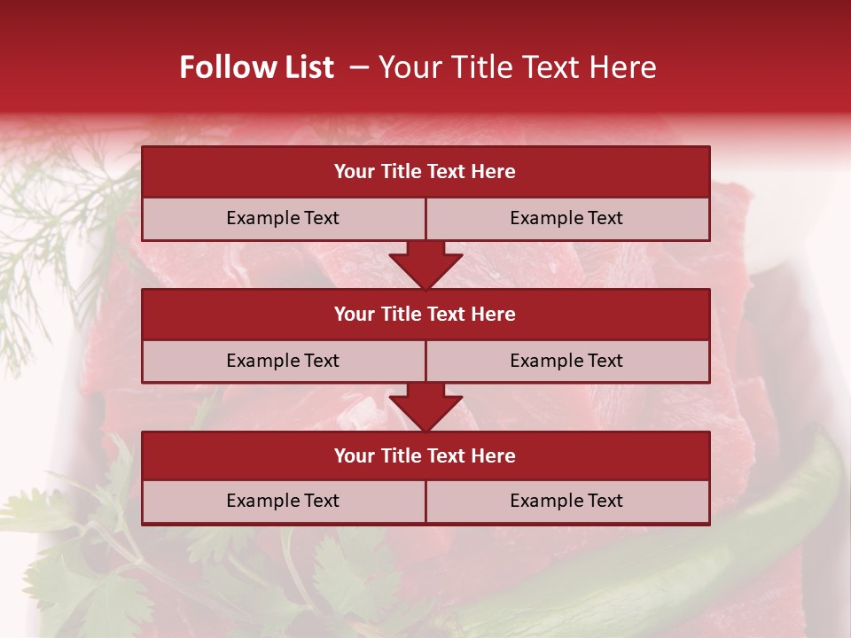 Cow Meat PowerPoint Template
