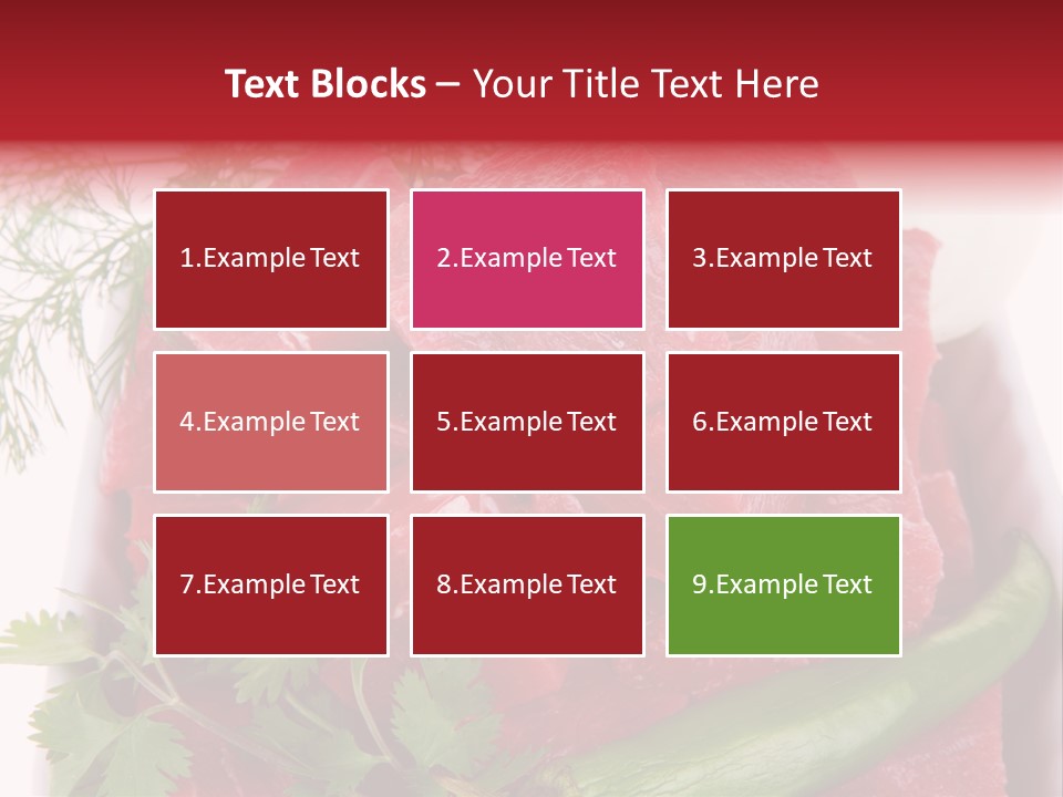 Cow Meat PowerPoint Template