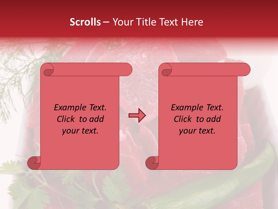 Cow Meat PowerPoint Template