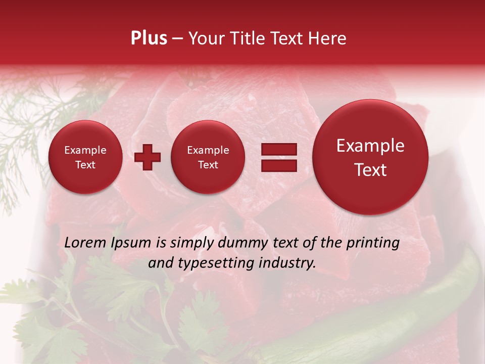 Cow Meat PowerPoint Template