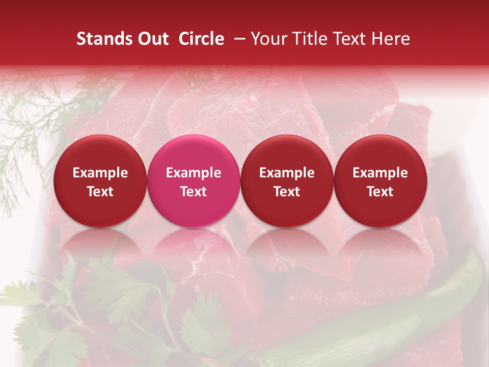 Cow Meat PowerPoint Template