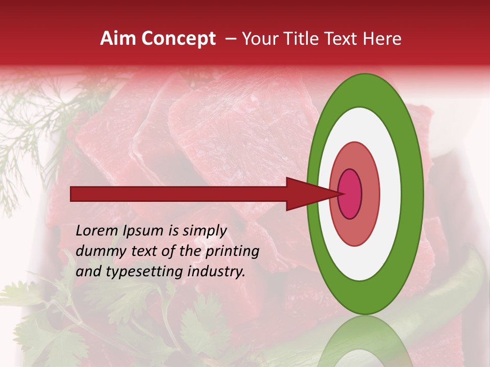 Cow Meat PowerPoint Template