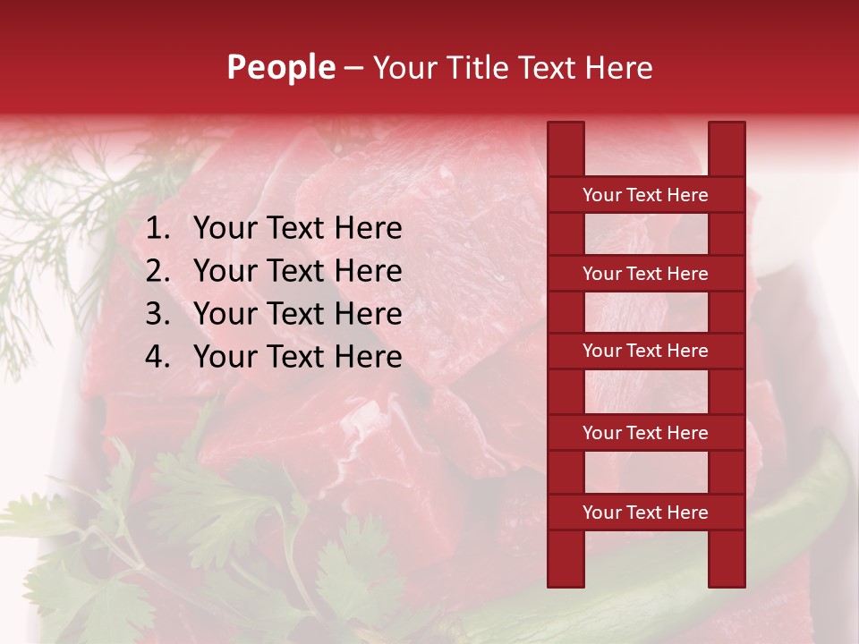 Cow Meat PowerPoint Template