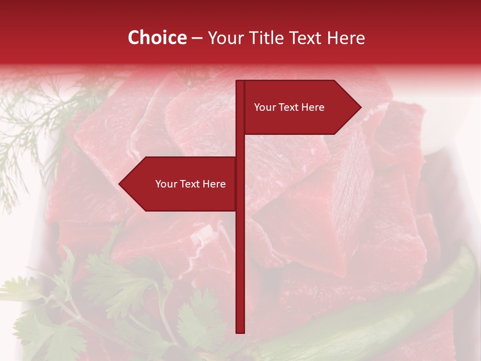 Cow Meat PowerPoint Template