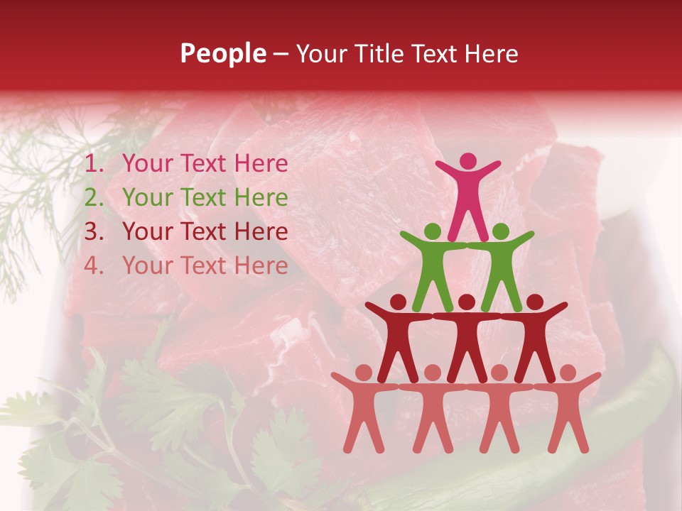 Cow Meat PowerPoint Template