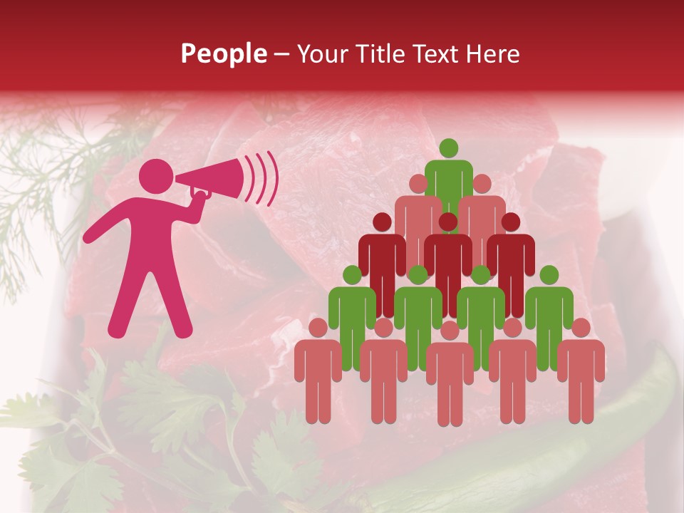 Cow Meat PowerPoint Template