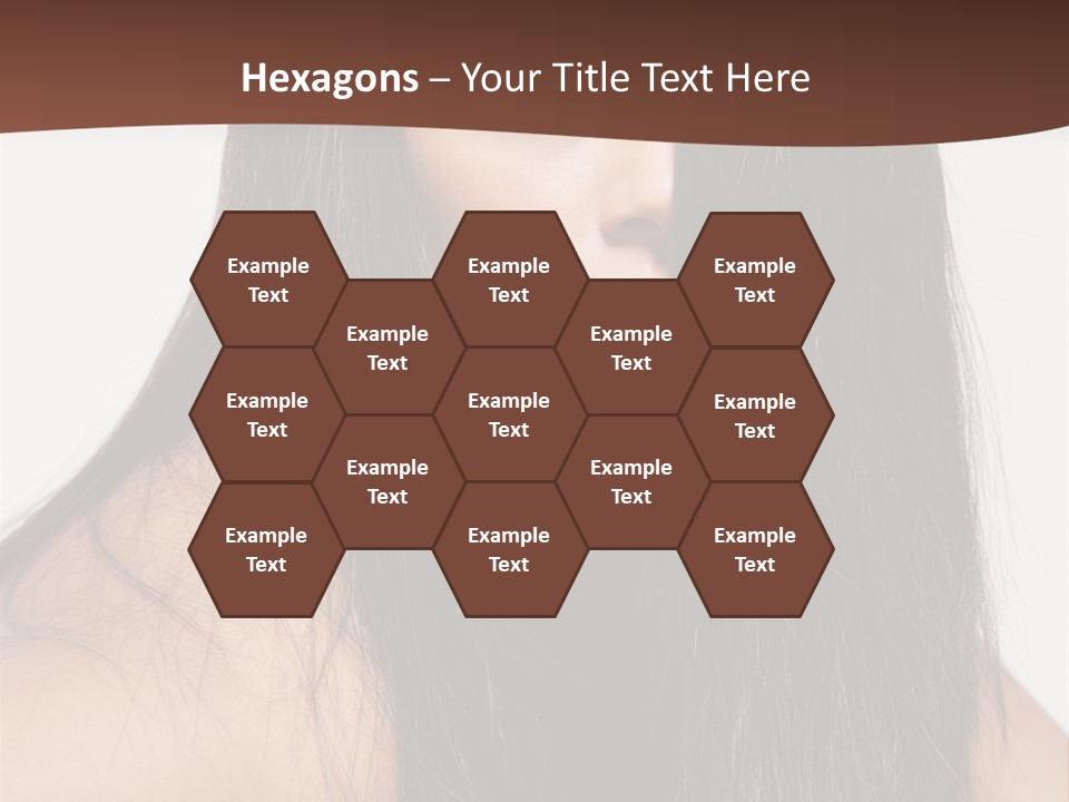 Make Up Hair Eyes PowerPoint Template