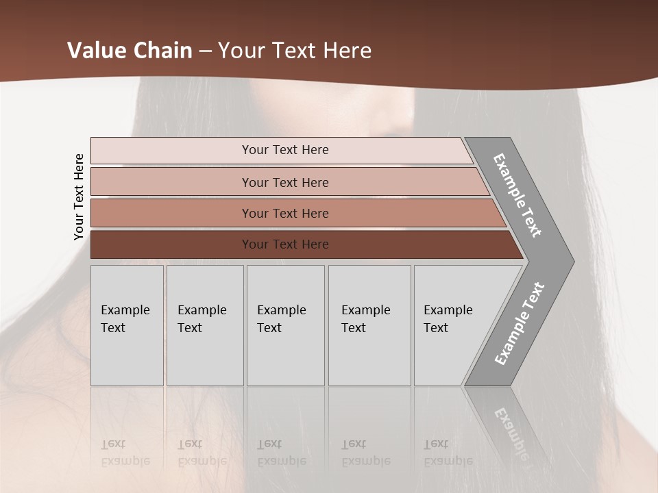 Make Up Hair Eyes PowerPoint Template