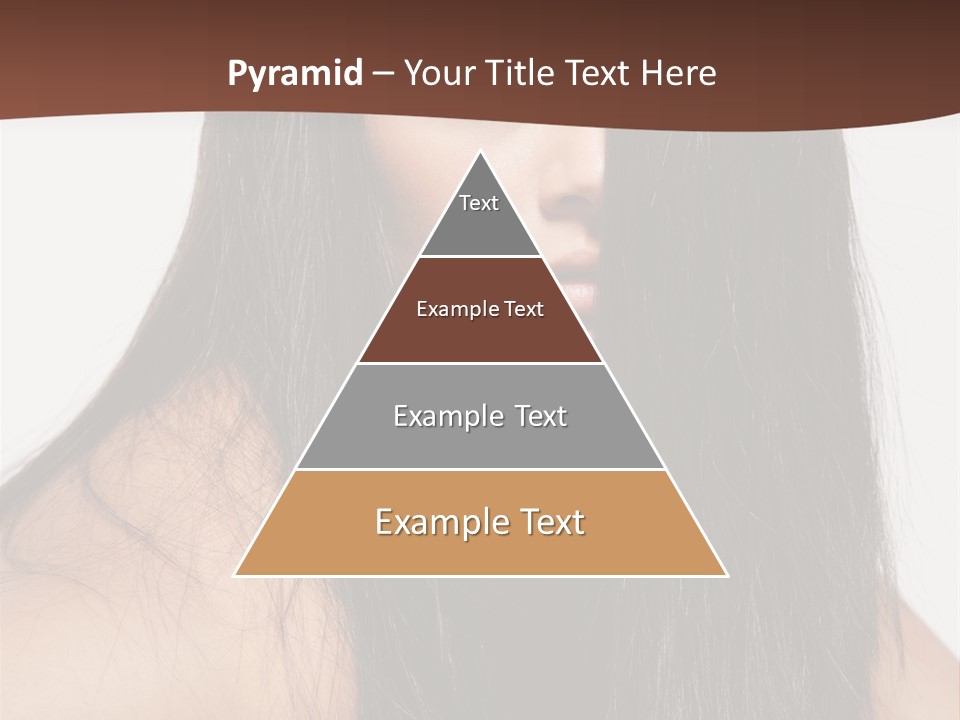 Make Up Hair Eyes PowerPoint Template