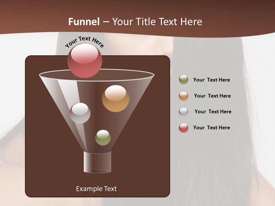 Make Up Hair Eyes PowerPoint Template