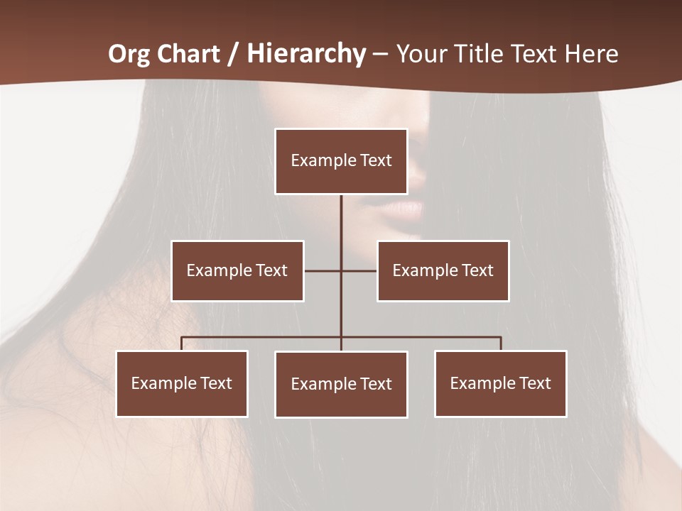 Make Up Hair Eyes PowerPoint Template