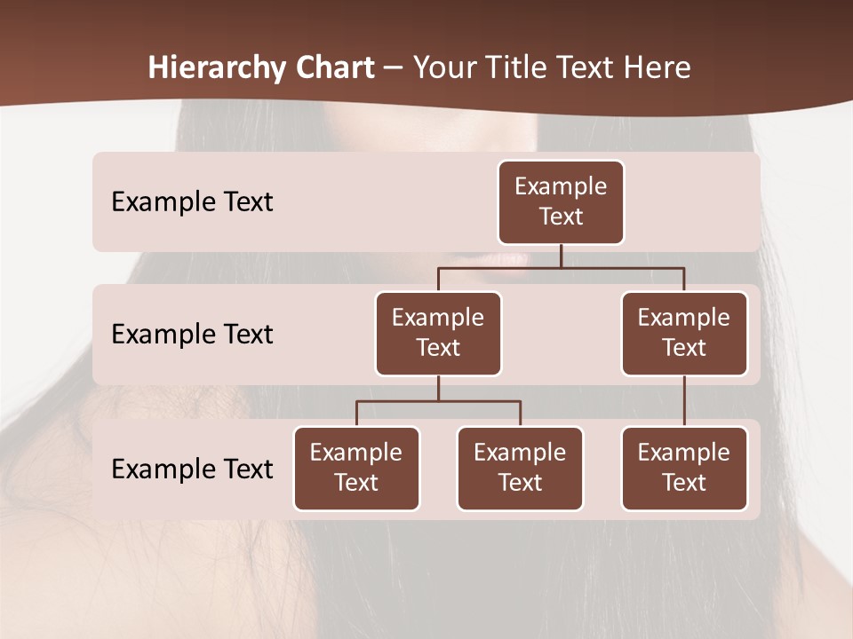 Make Up Hair Eyes PowerPoint Template