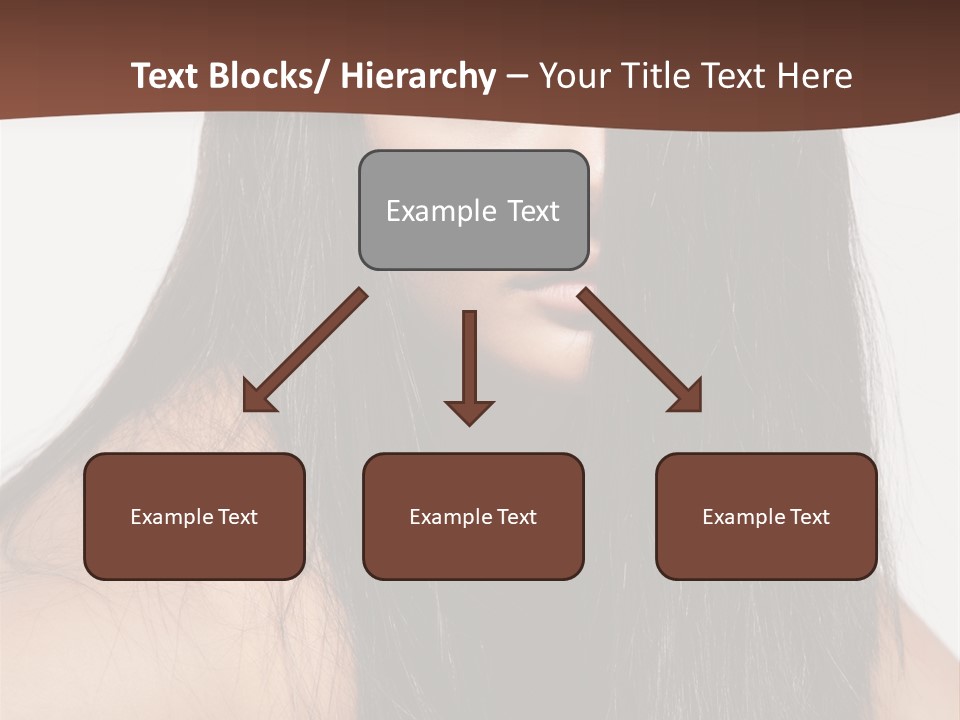 Make Up Hair Eyes PowerPoint Template